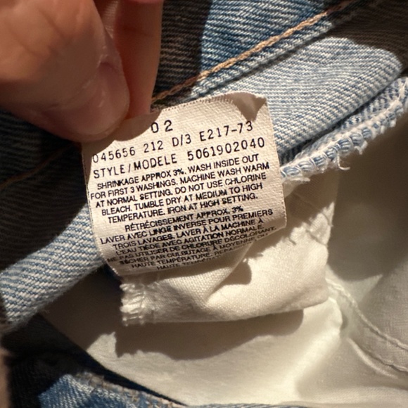 Vintage Levi’s 619 orange tabs light wash great condition - Picture 5 of 7